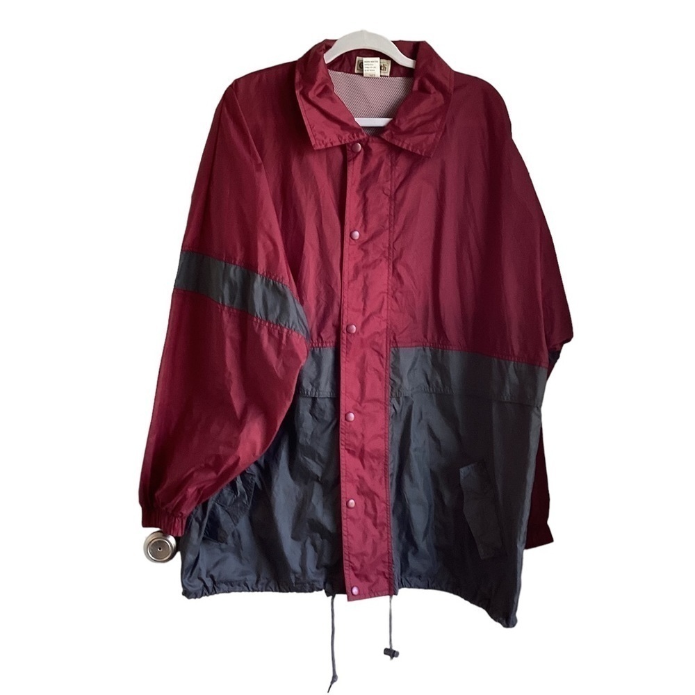 Golfsmith Men’s Burgundy/Gray Windbreaker.  Size XL